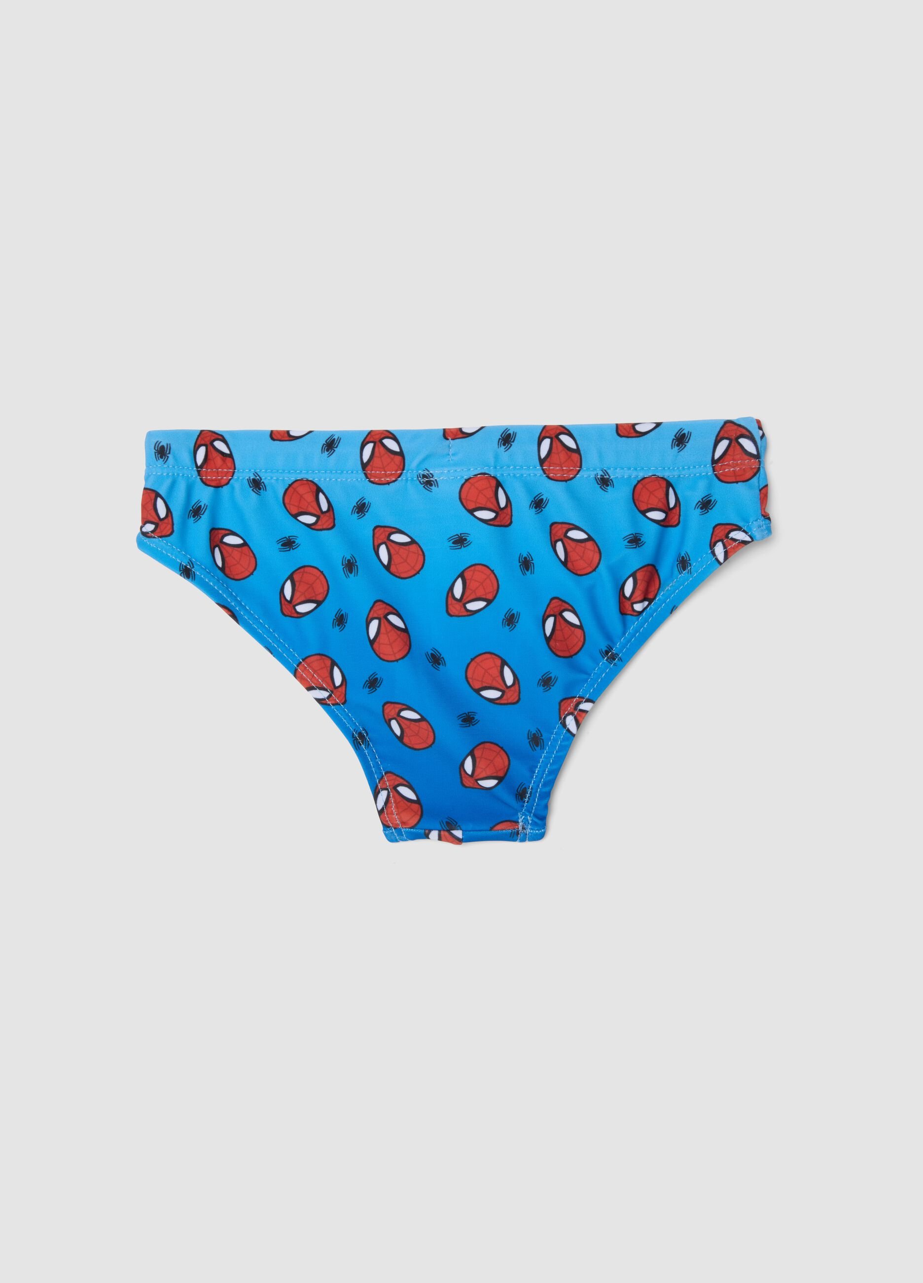 Slip mare azzurro in tessuto elasticizzato per bambino