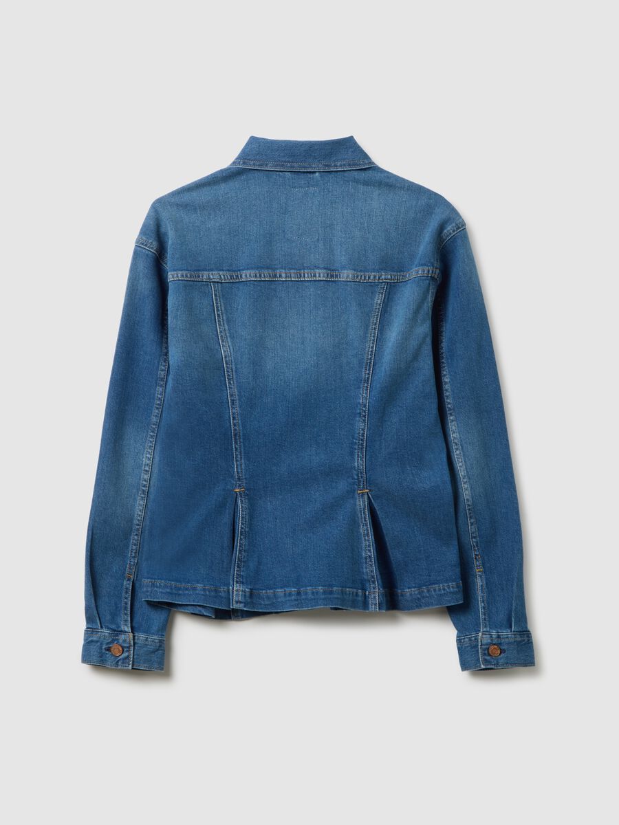 Stretch Denim Blue Jacket_1