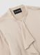 Beige Blouse with Mandarin Collar_5