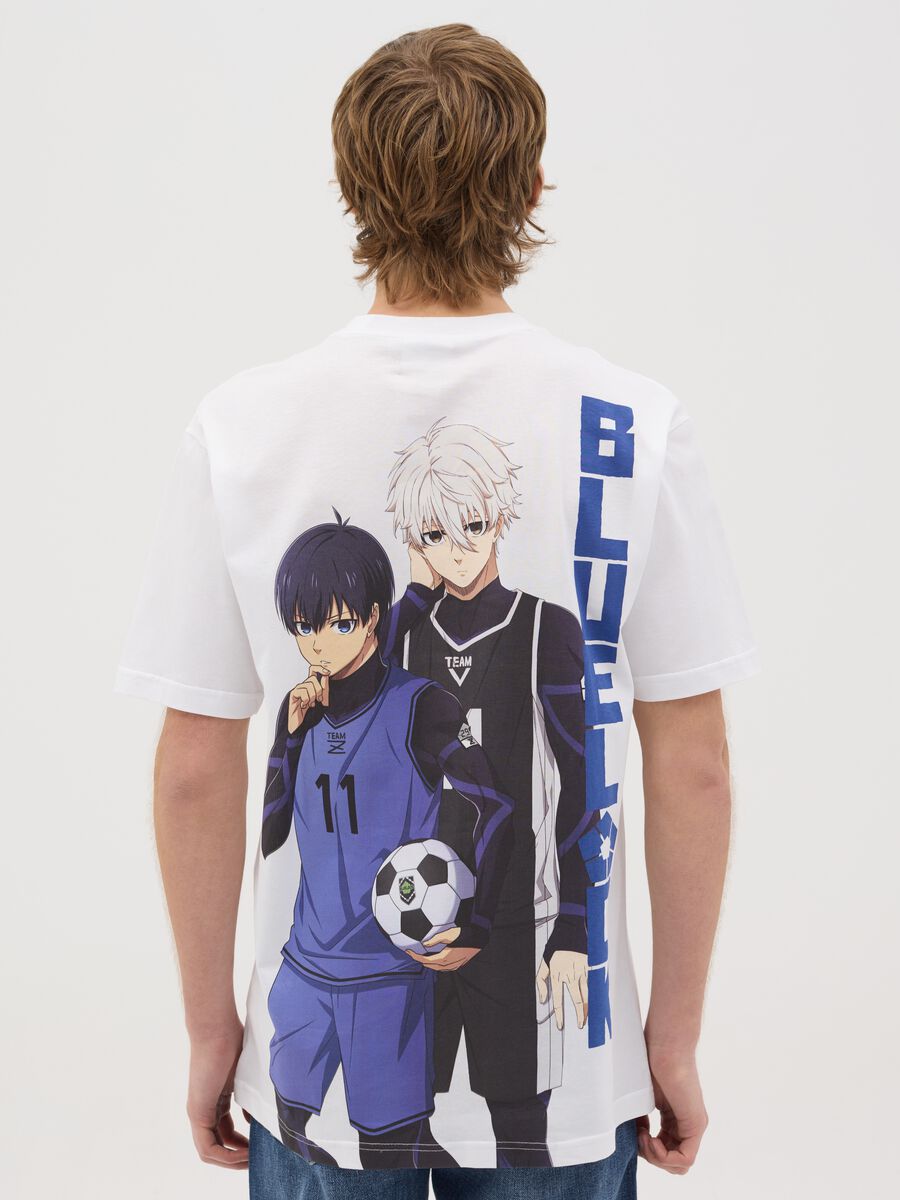 White T-shirt with Seishiro Nagi print_2