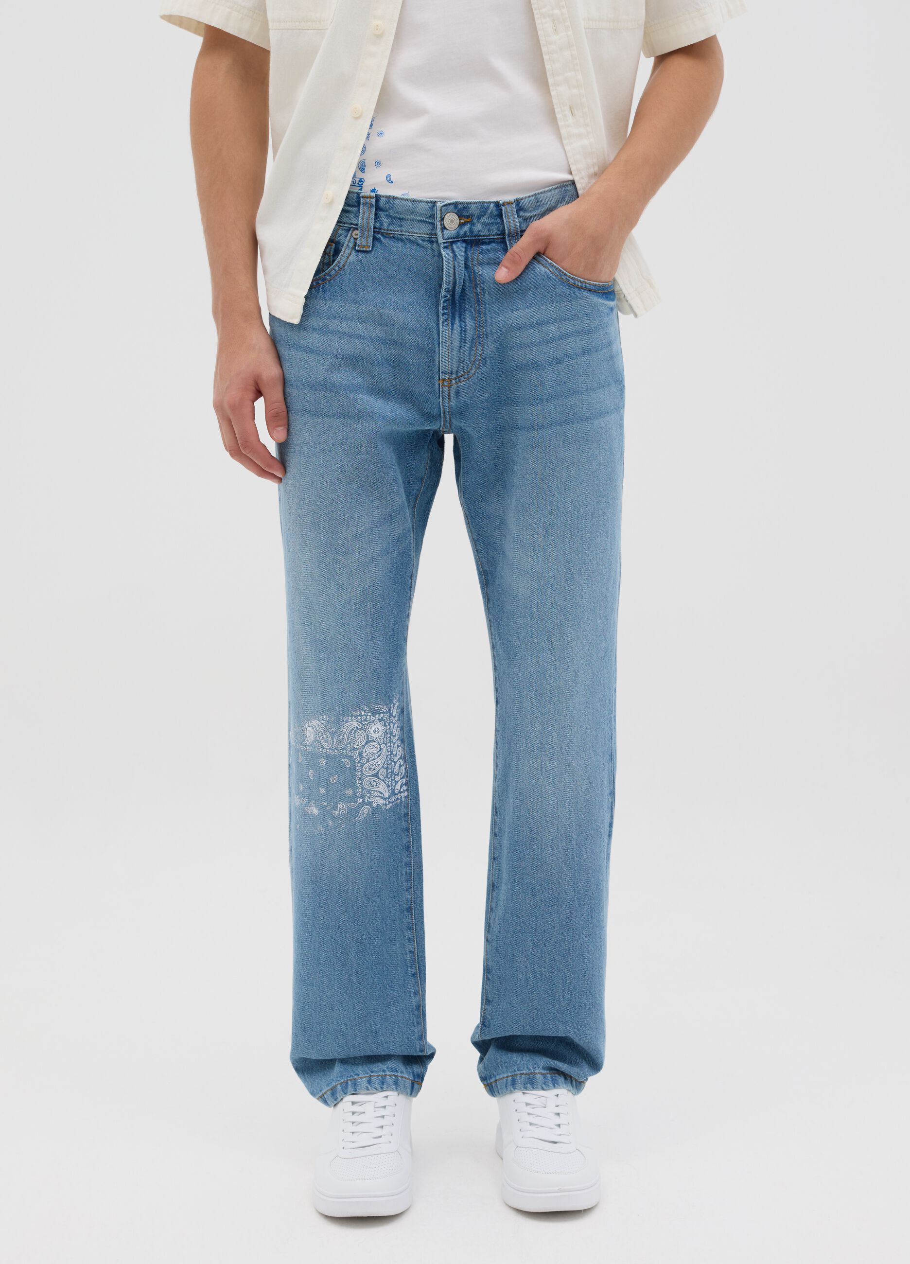 Regular-fit jeans with five pockets
