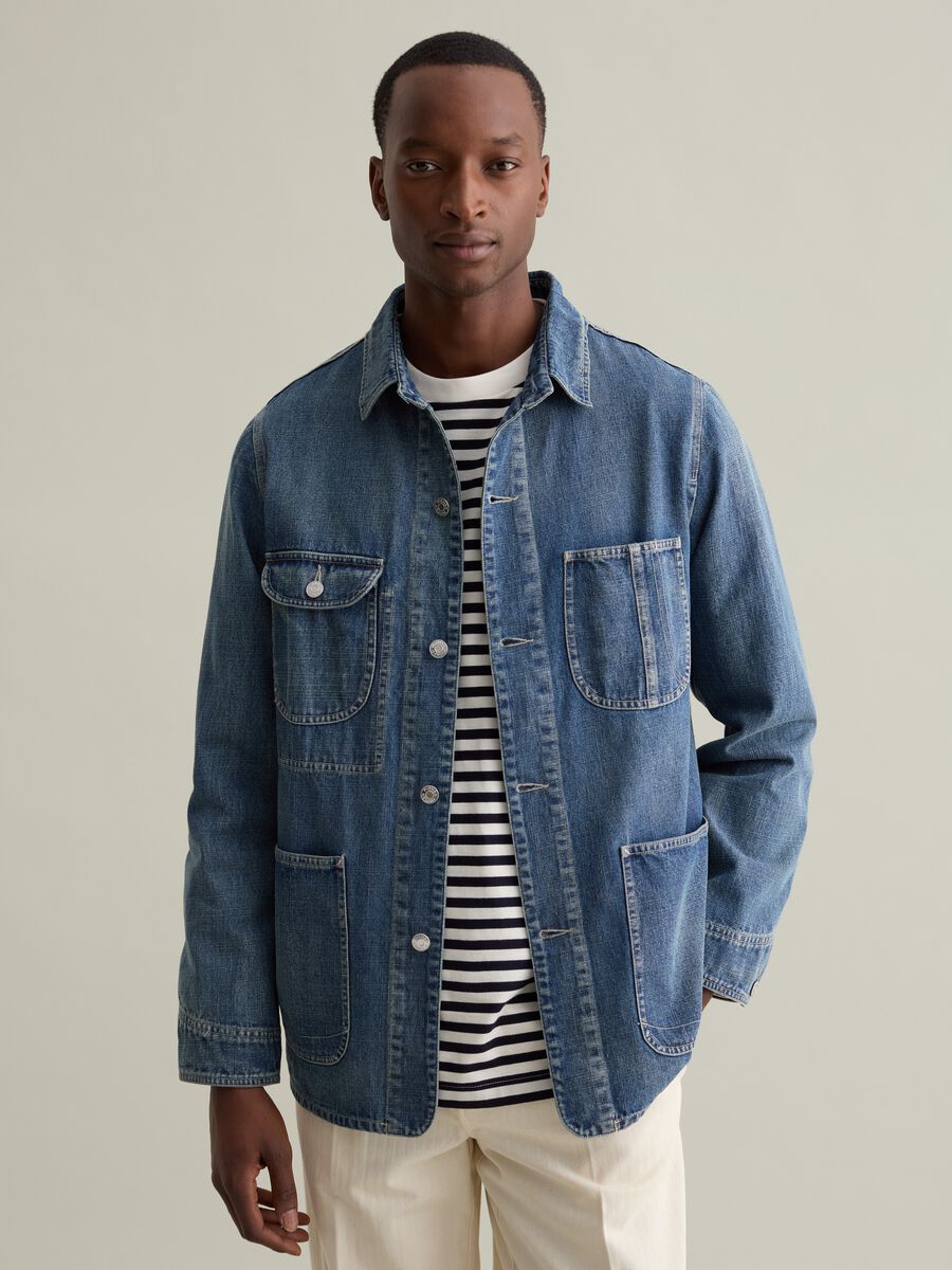 Shacket in denim_0