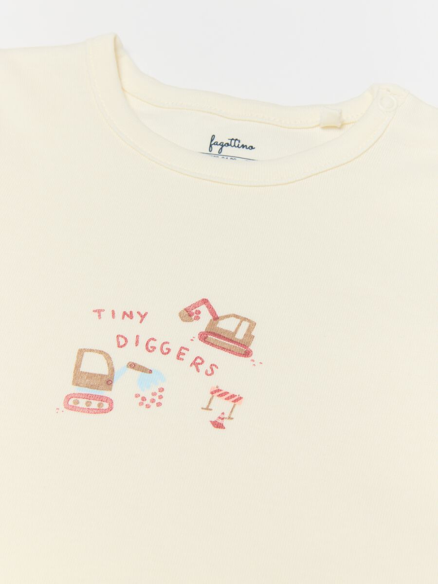 Baby's multicolour t-shirt twin pack in pure cotton regular fit_3