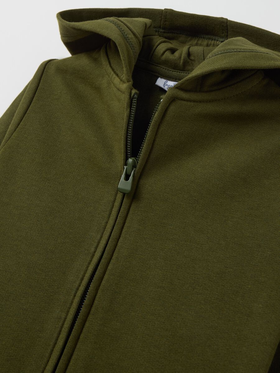 Full-zip plush hoodie_2
