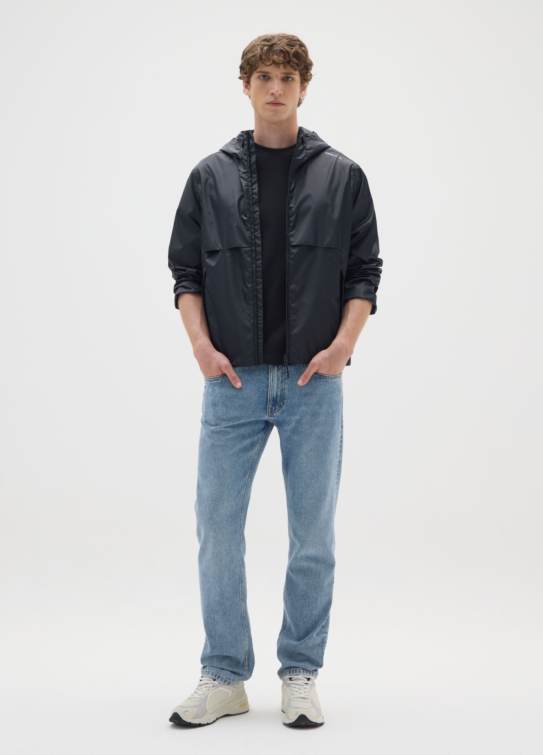 Jeans in denim blu regular fit