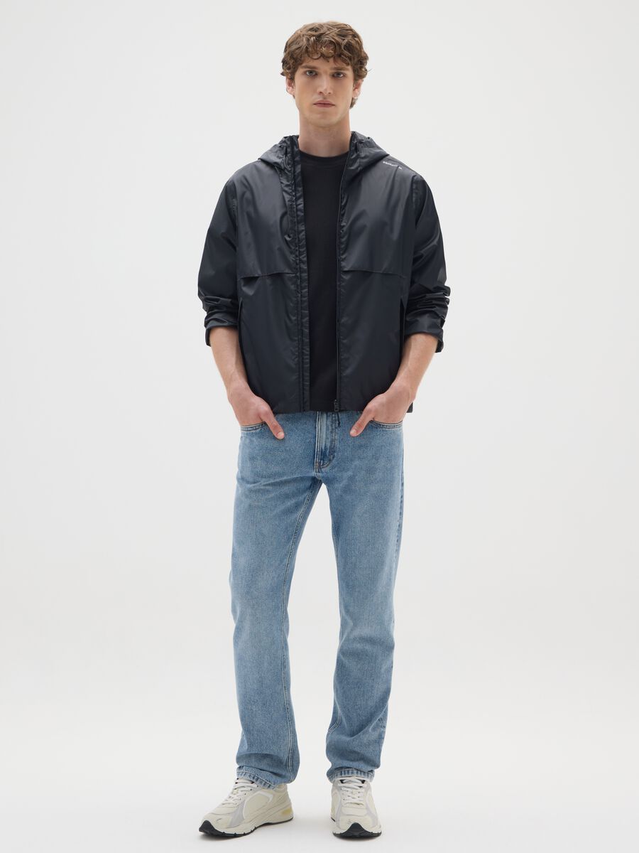 Regular fit blue denim jeans_0