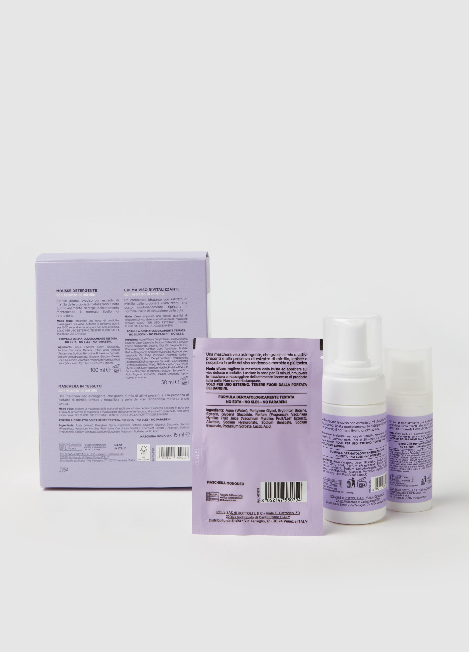 Kit di bellezza BLUEBERRY BEAUTY ROUTINE