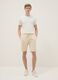 Bermuda in misto cotone beige regular fit_0