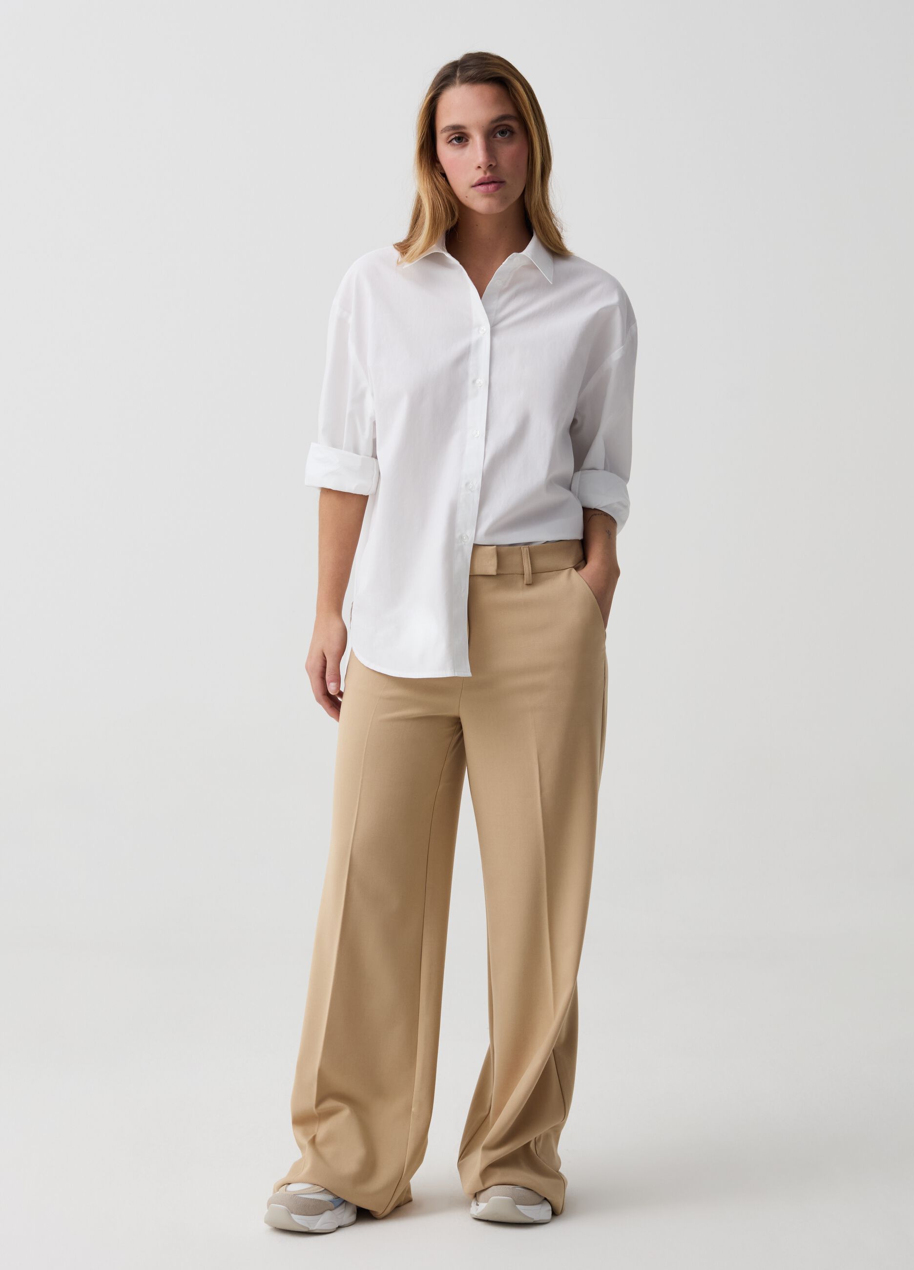 Pantalone sartoriale wide leg