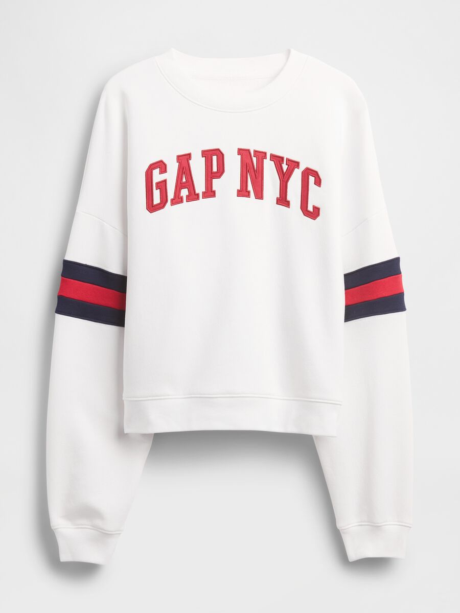 White Sweatshirt with GAP NYC Logo_3