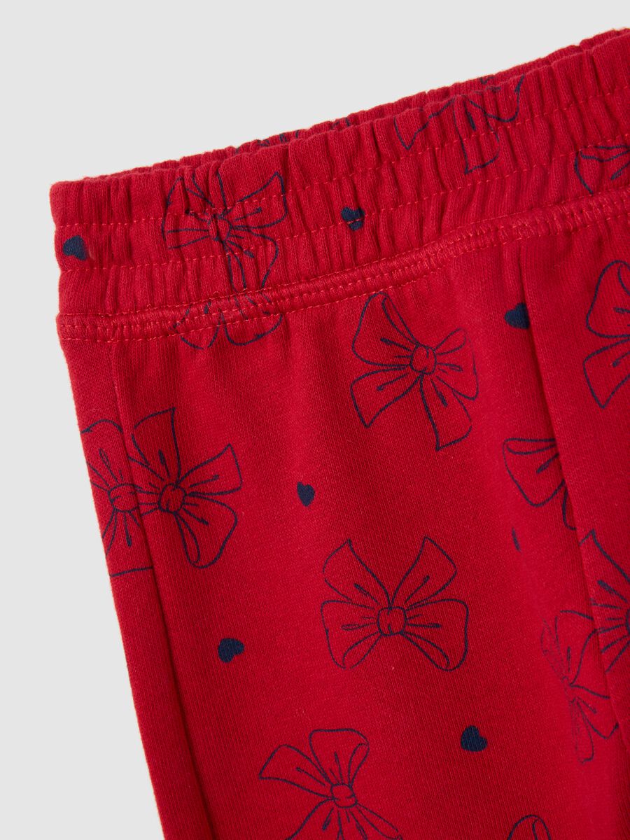 Girls' Pure Cotton Red Trousers_2