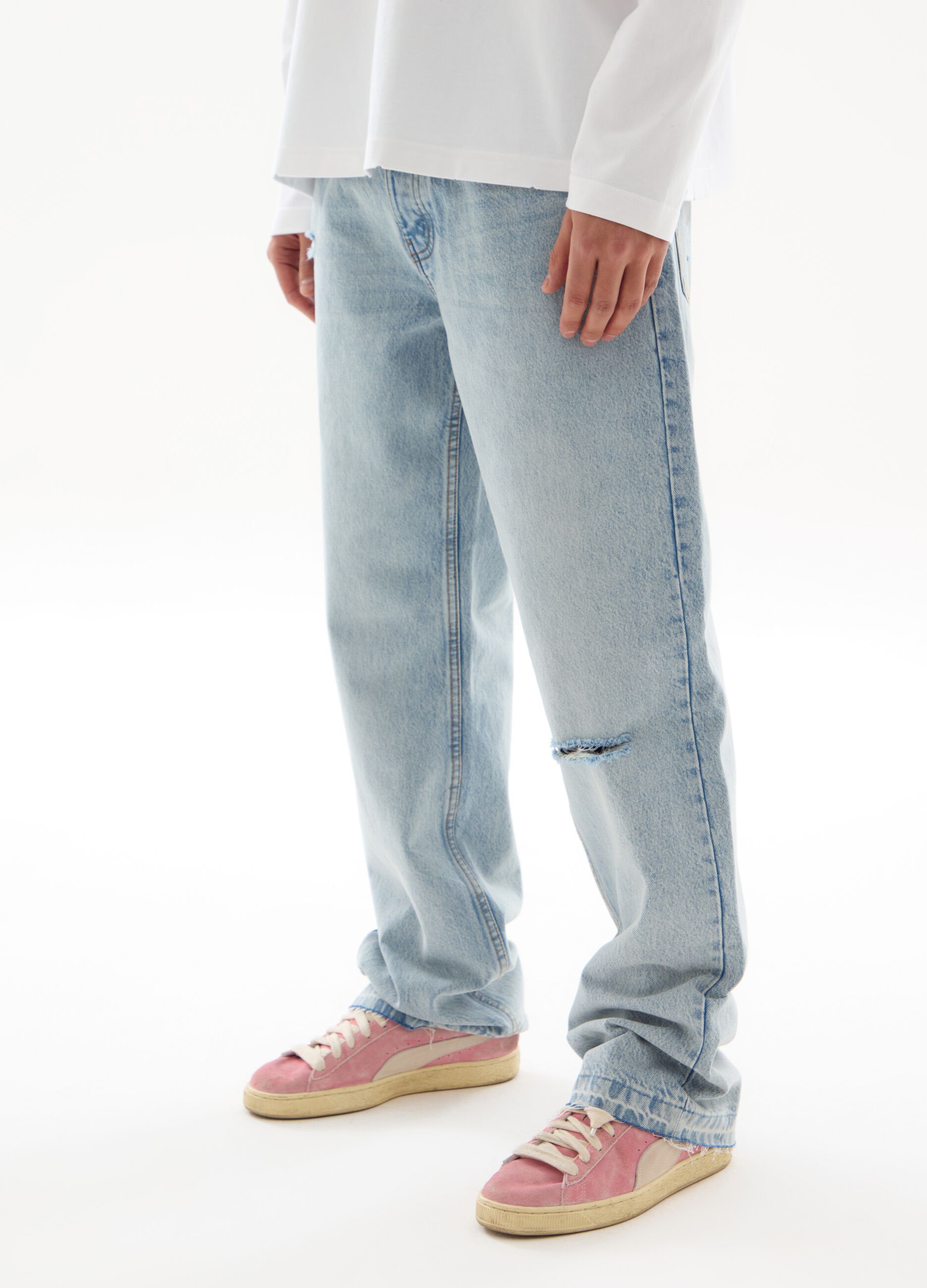 Baggy Lasered Denim