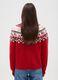 Multicolour regular fit pullover with Christmas motif_2