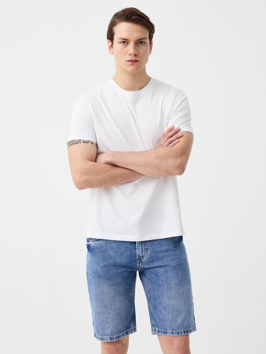 Bermuda regular fit in denim_0