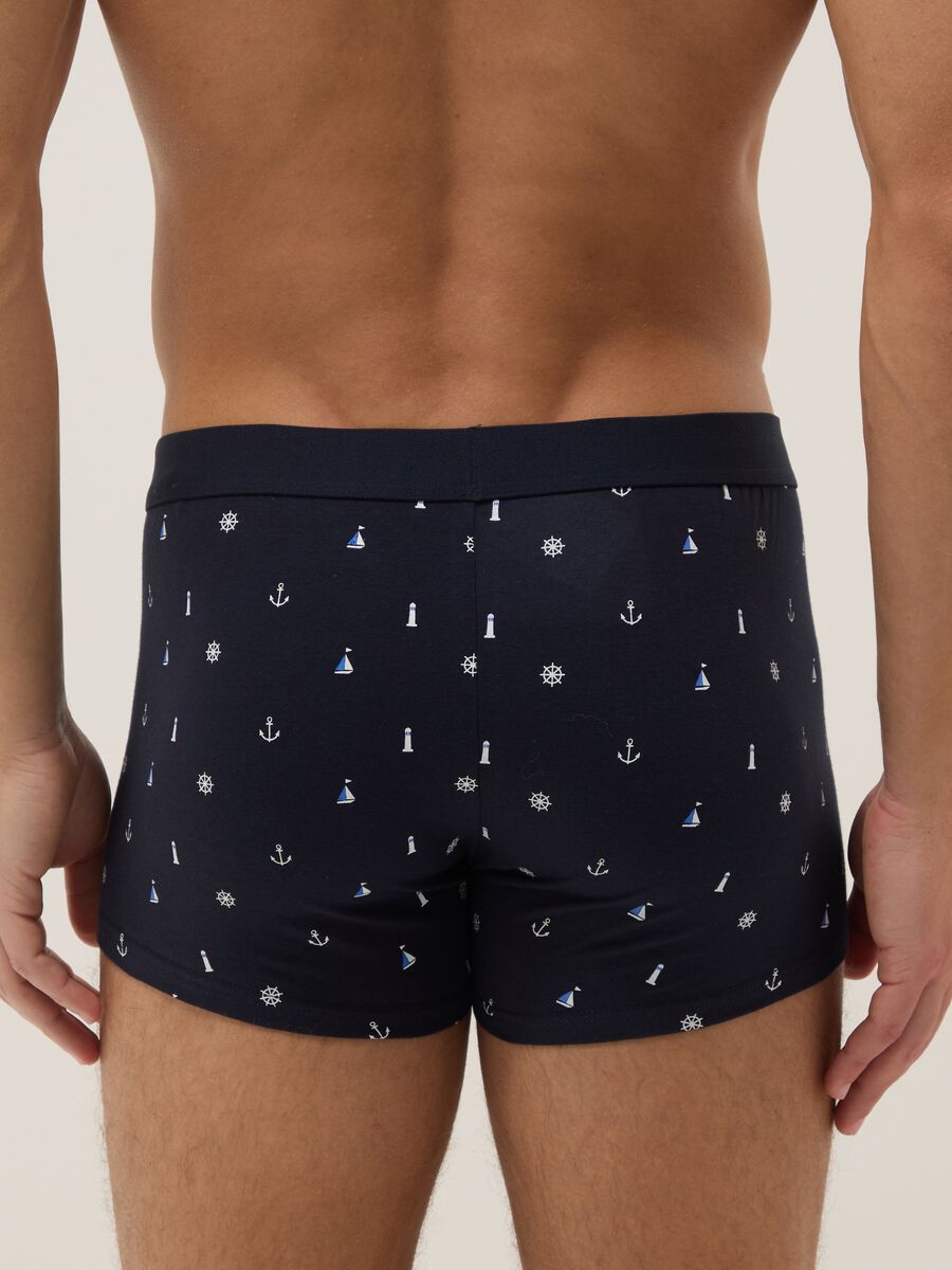 Multicolour regular-fit stretch cotton boxer shorts 3-pack_2