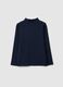 Children's stretch cotton jumper in blue regular fit_1