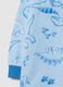 Blue fleece pyjamas with dinosaurs_3