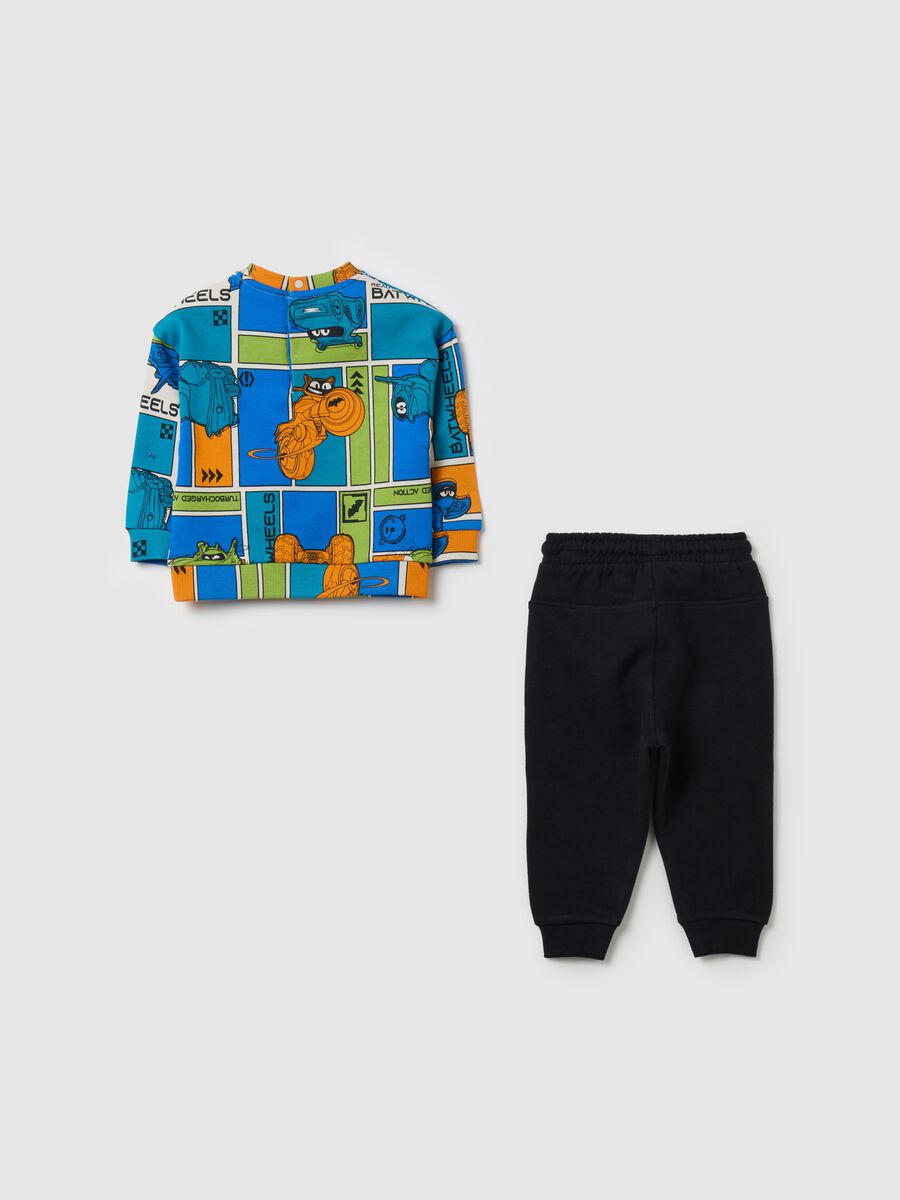 Organic cotton jogging set with Batwheels print_1