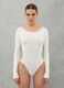 Bodysuit Cut Out White_4
