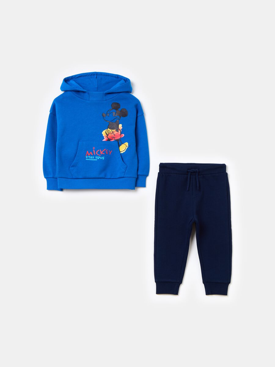 Jogging set in felpa con stampa Topolino_0