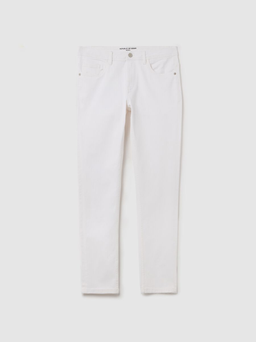 Plain skinny fit jeans_4