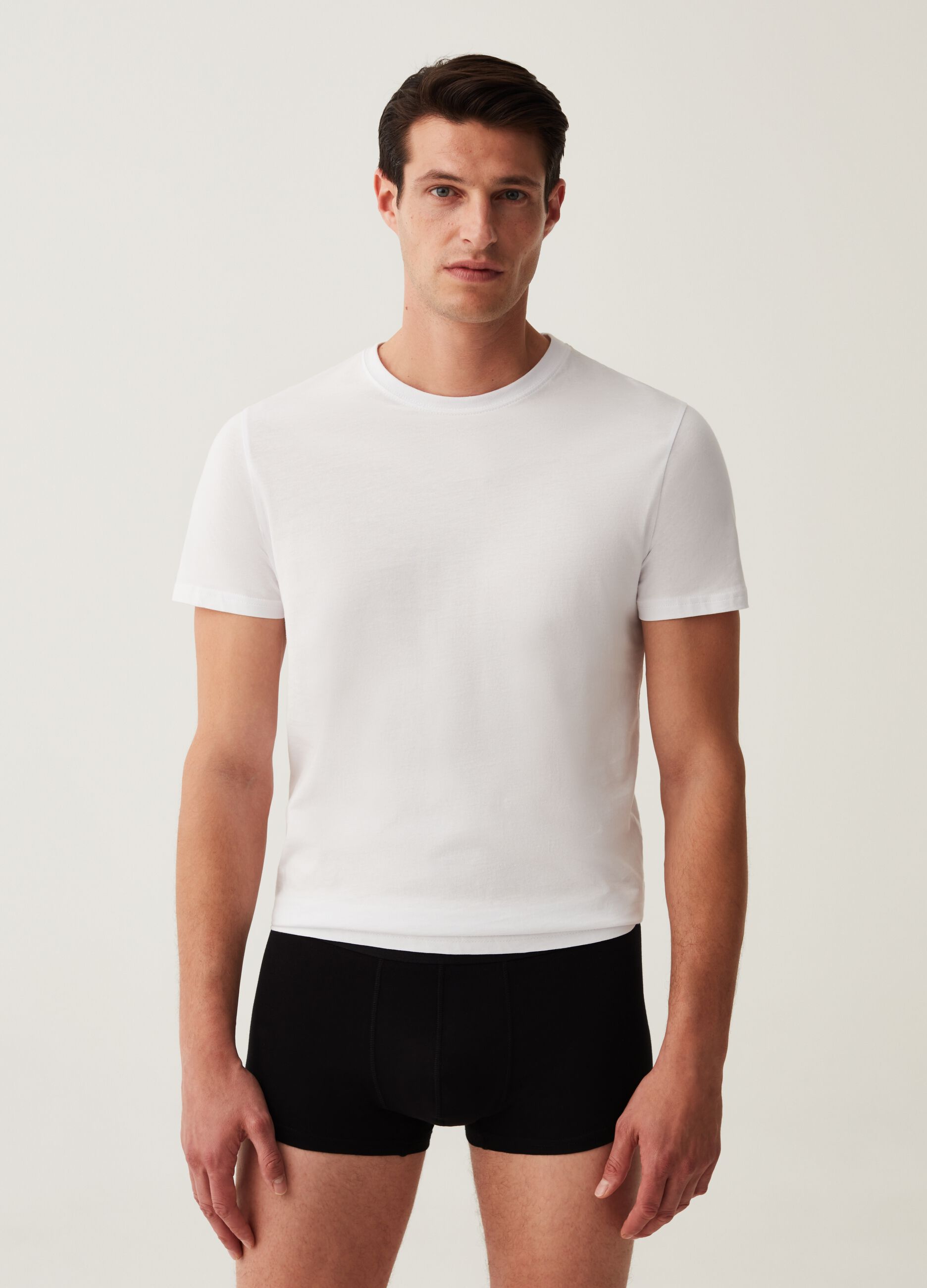 Tripack boxer in cotone bio stretch