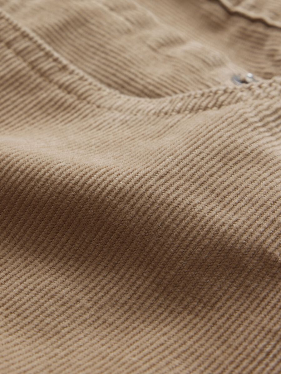 Pantalone straight fit in corduroy stretch_5