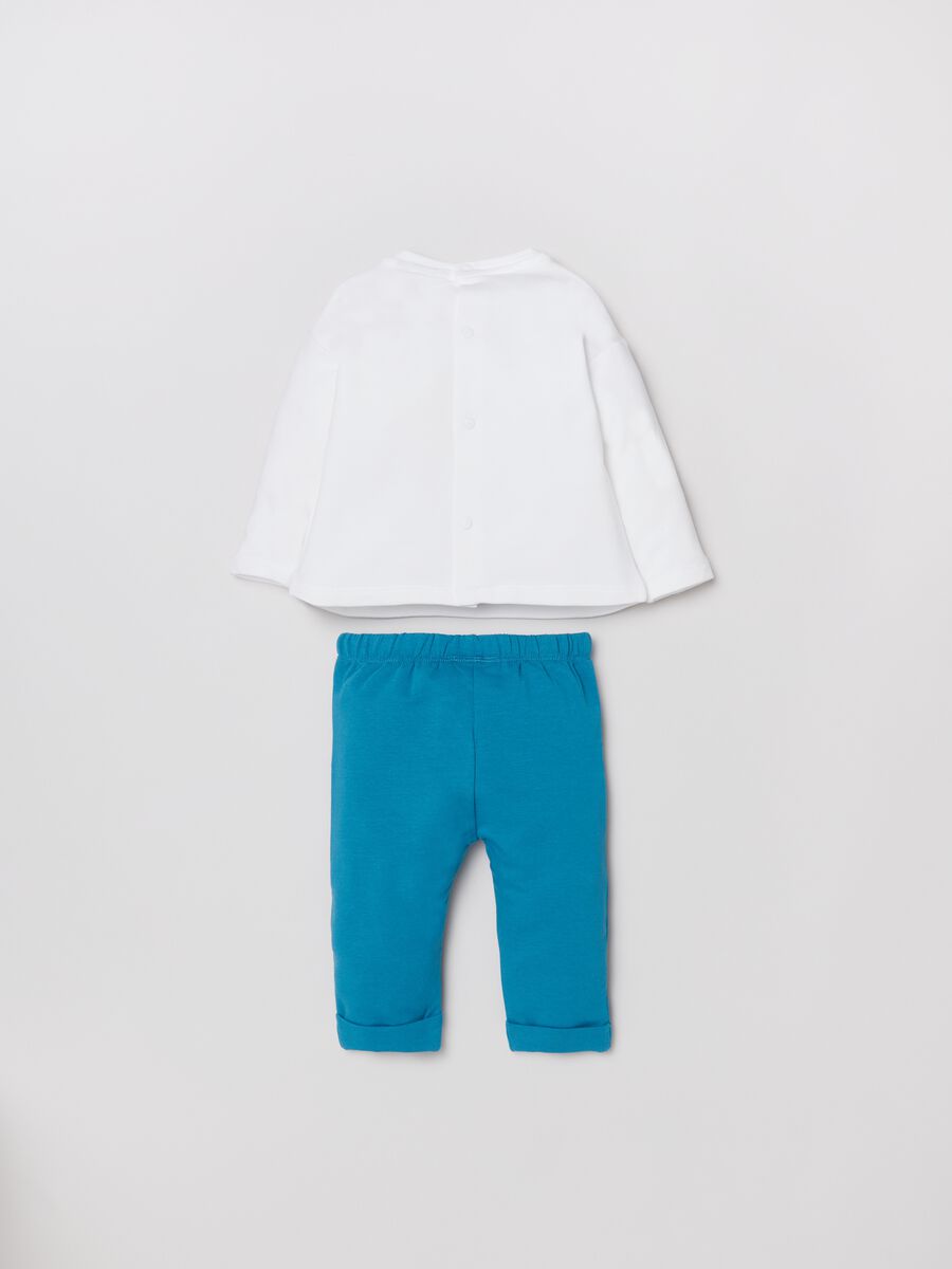 Set t-shirt e pantaloni stampa Grogu_1