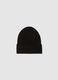 Black wool blend hat_0