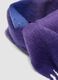 Sciarpa viola in misto lana con frange_2