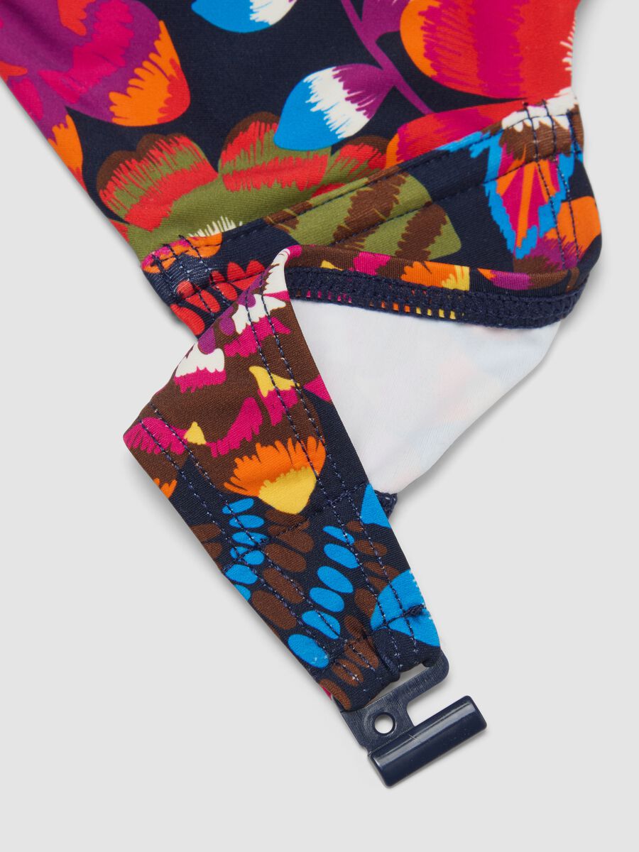 Top bikini multicolor in tessuto elasticizzato a triangolo_5