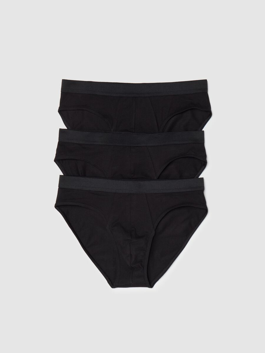 Three-pack briefs in stretch cotton_4