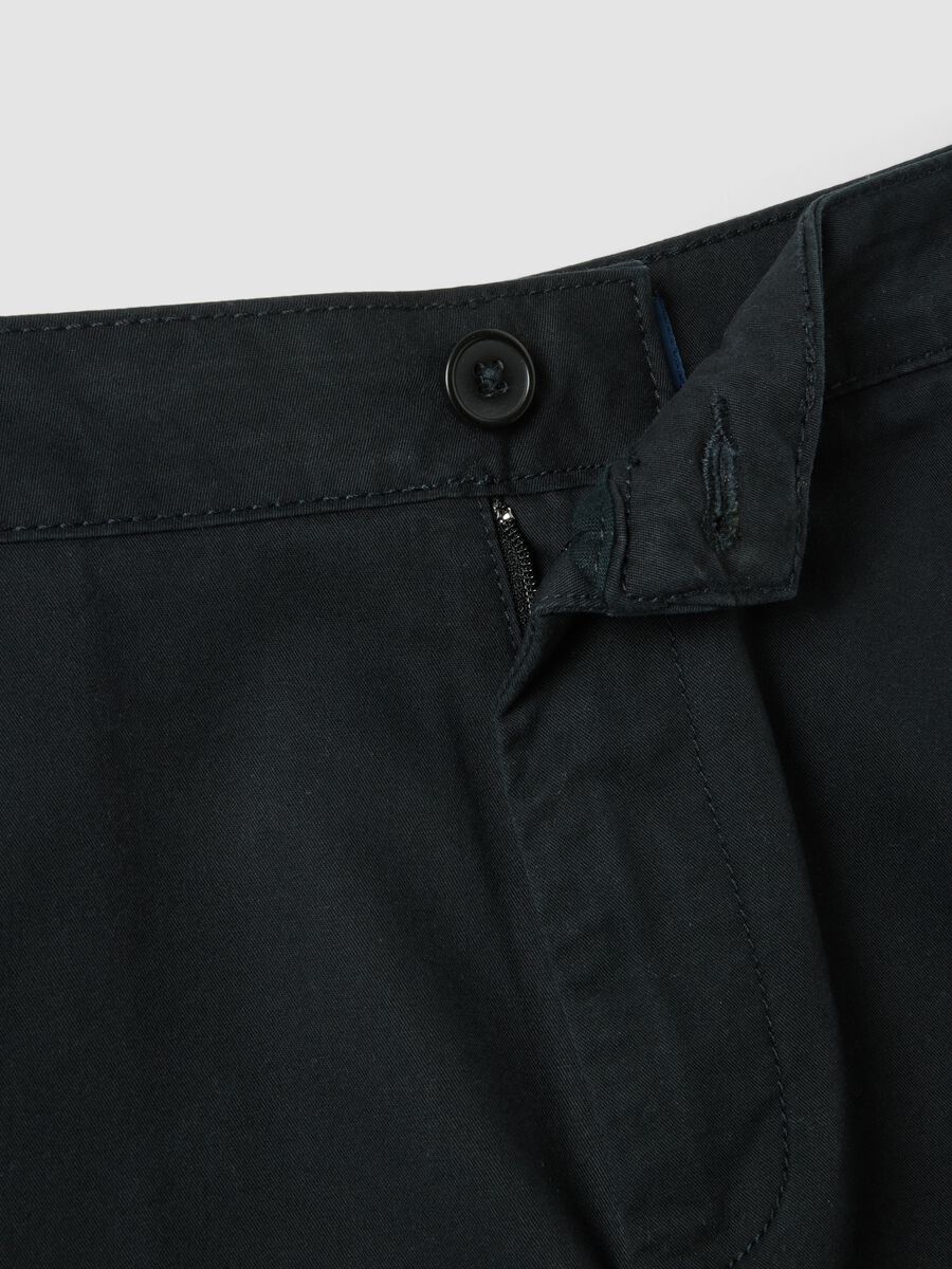 Black pure cotton shorts_5