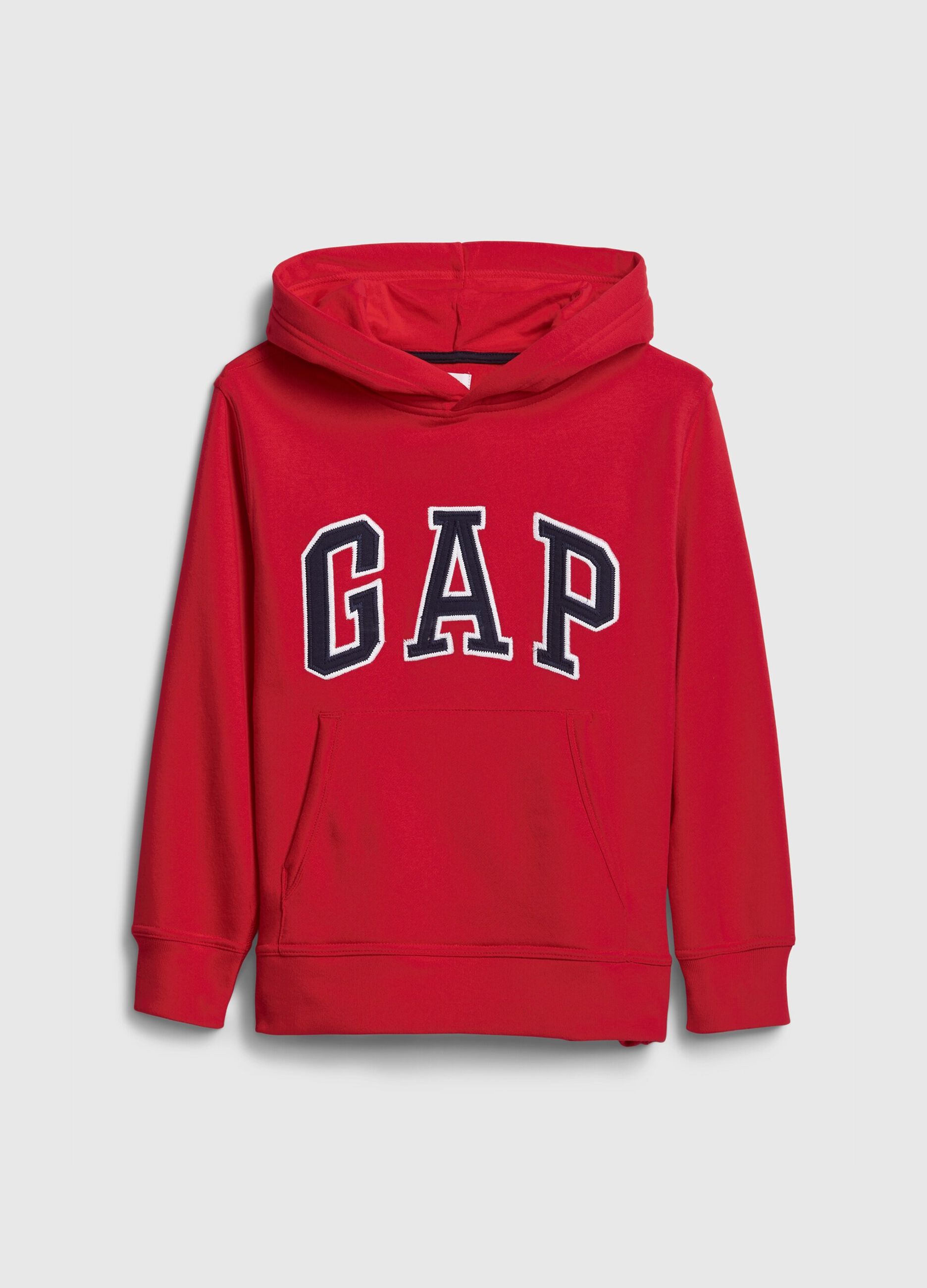 Hoodie with embroidered logo