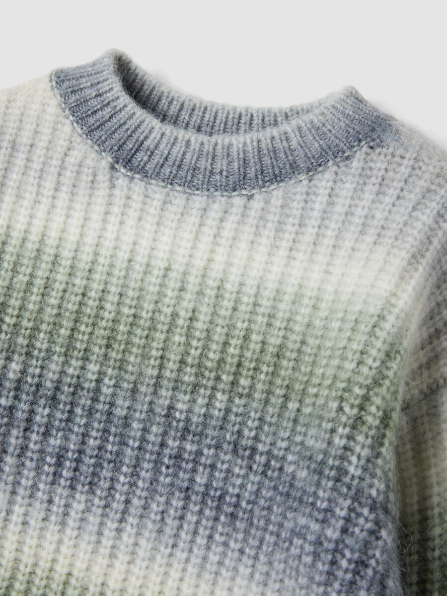 Maglione girocollo in misto lana multicolor regular fit_2
