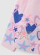 Pink girl's t-shirt with stars and hearts_3