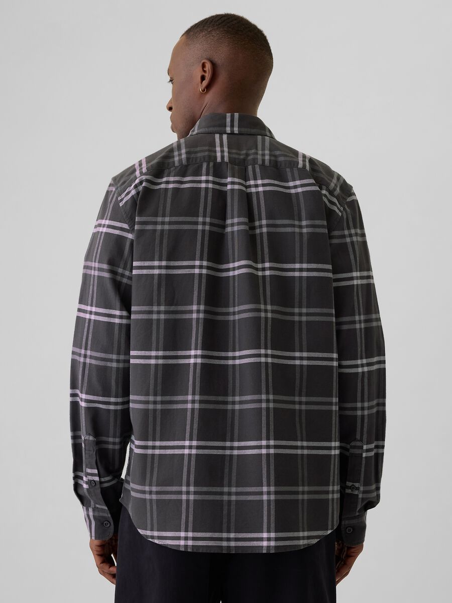 Camicia regular fit in cotone oxford_2