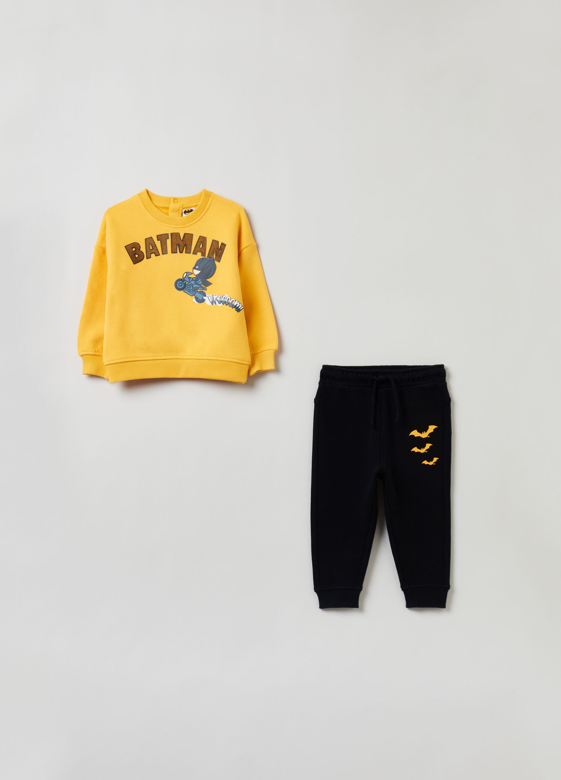 Jogging set in felpa con stampa The Batman_0