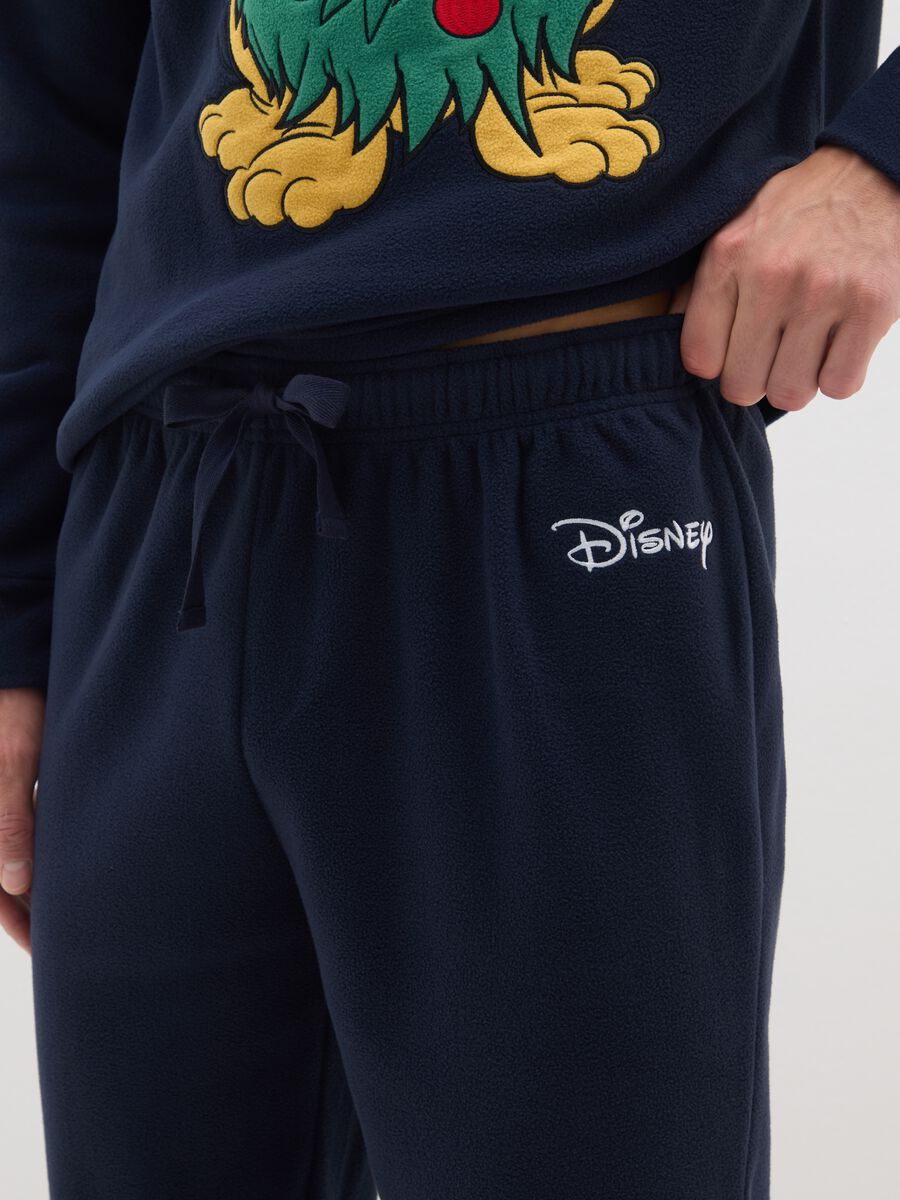 Blue regular fit Christmas pyjamas with Disney print_3