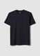 Black organic cotton slim-fit short-sleeve T-shirt_4