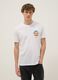 White Paul Frank print T-shirt in pure cotton, regular fit_0