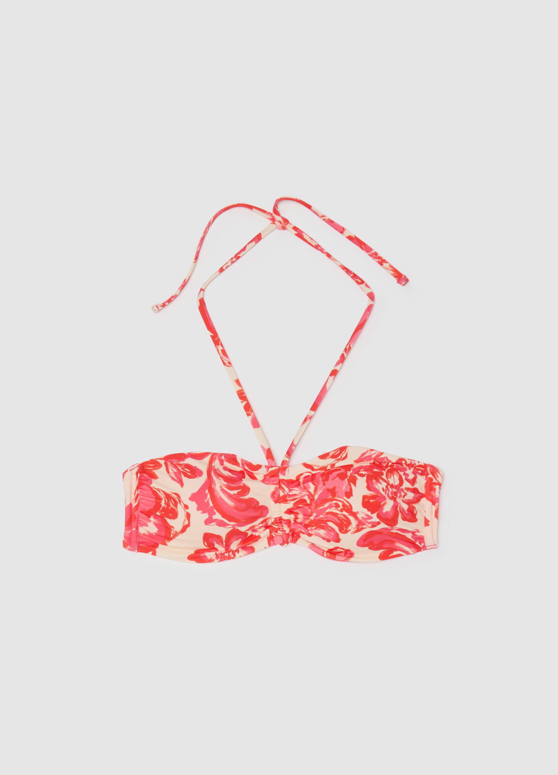 Women's Multicolour Stretch Bikini Top