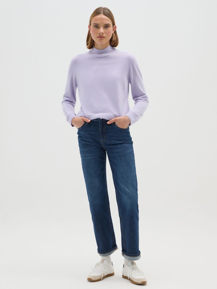 Classic Purple Sweater Regular Fit_1
