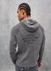 Knit Ribbed Hoodie Washed Grey_1