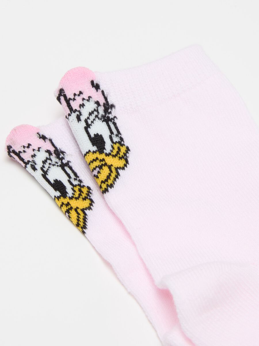 Two-pair pack socks with Minnie Mouse and Daisy Duck design_2