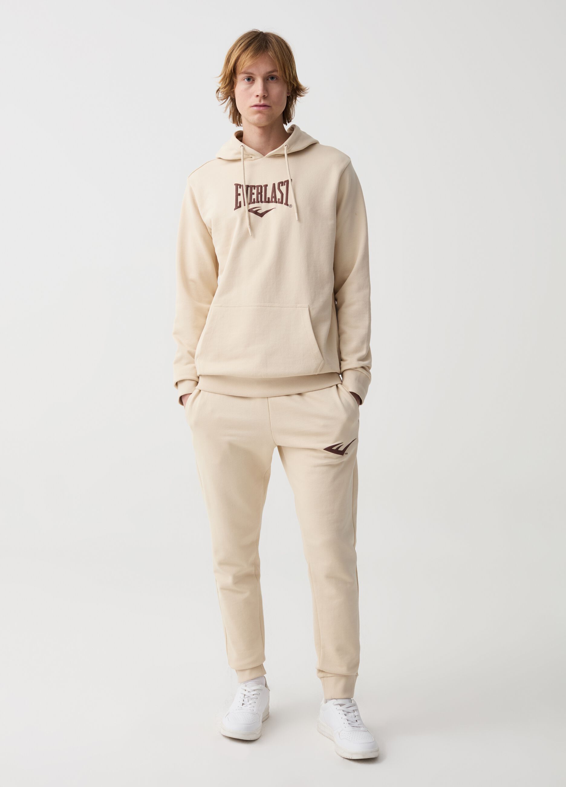 Ovs Joggers in felpa con coulisse e stampa logo