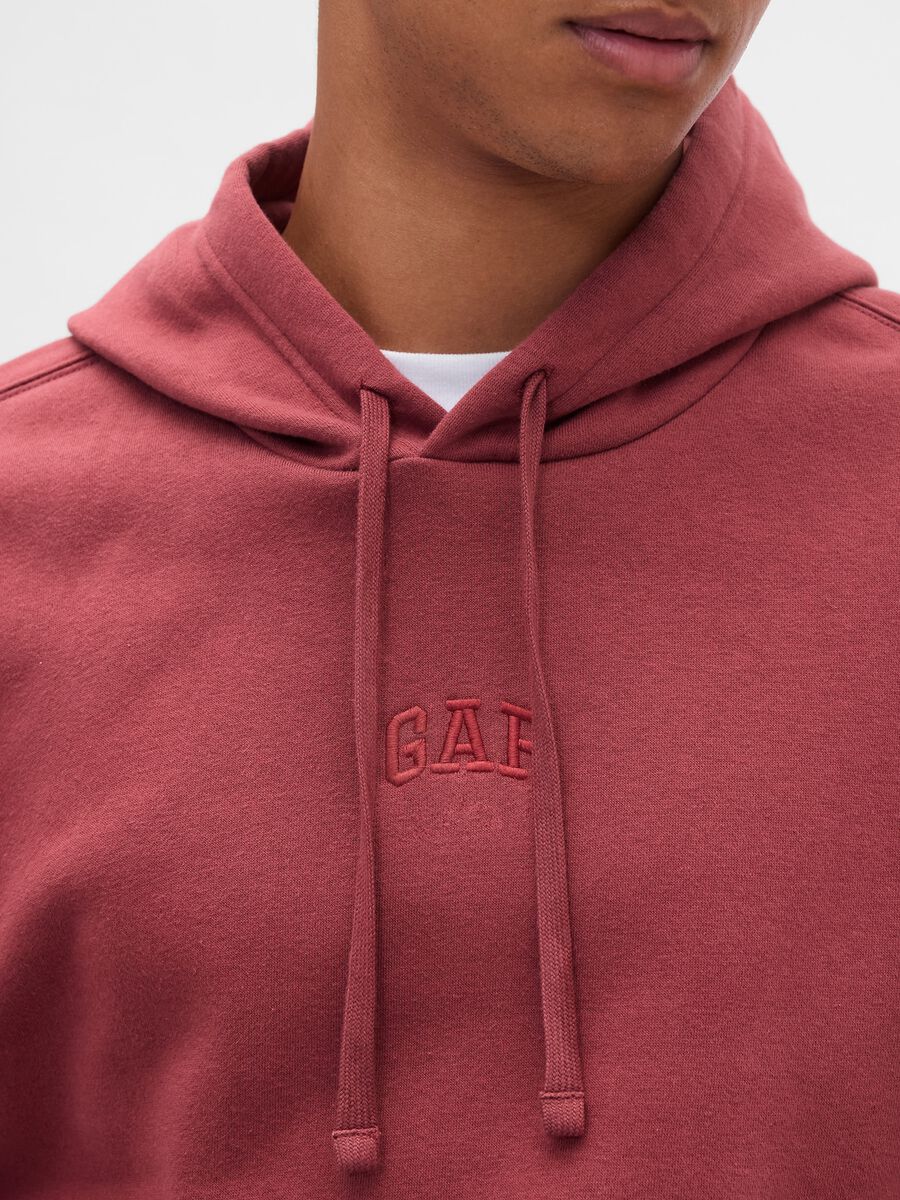 Felpa rossa con cappuccio_3