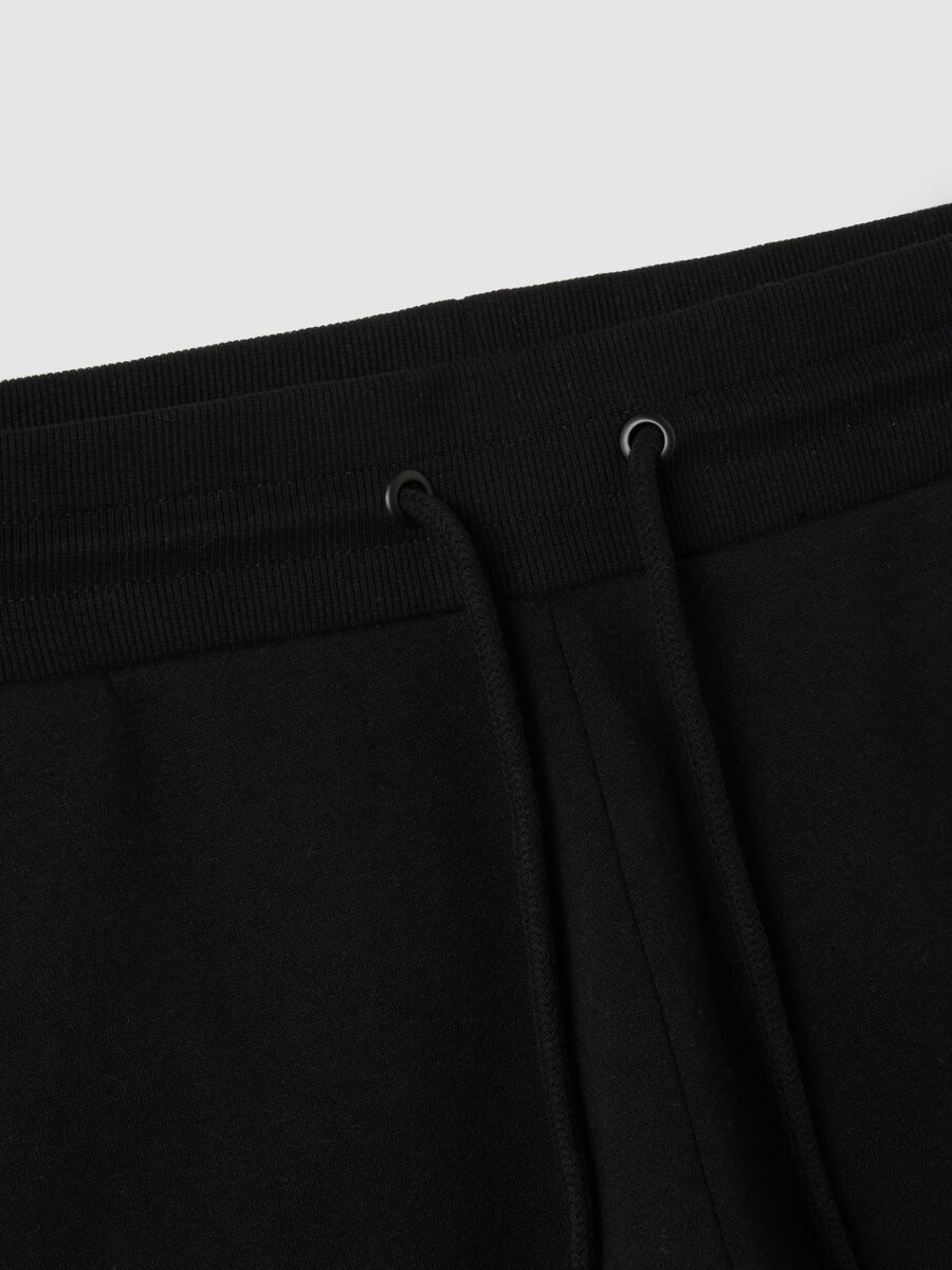 Black Stretch Sports Trousers_1