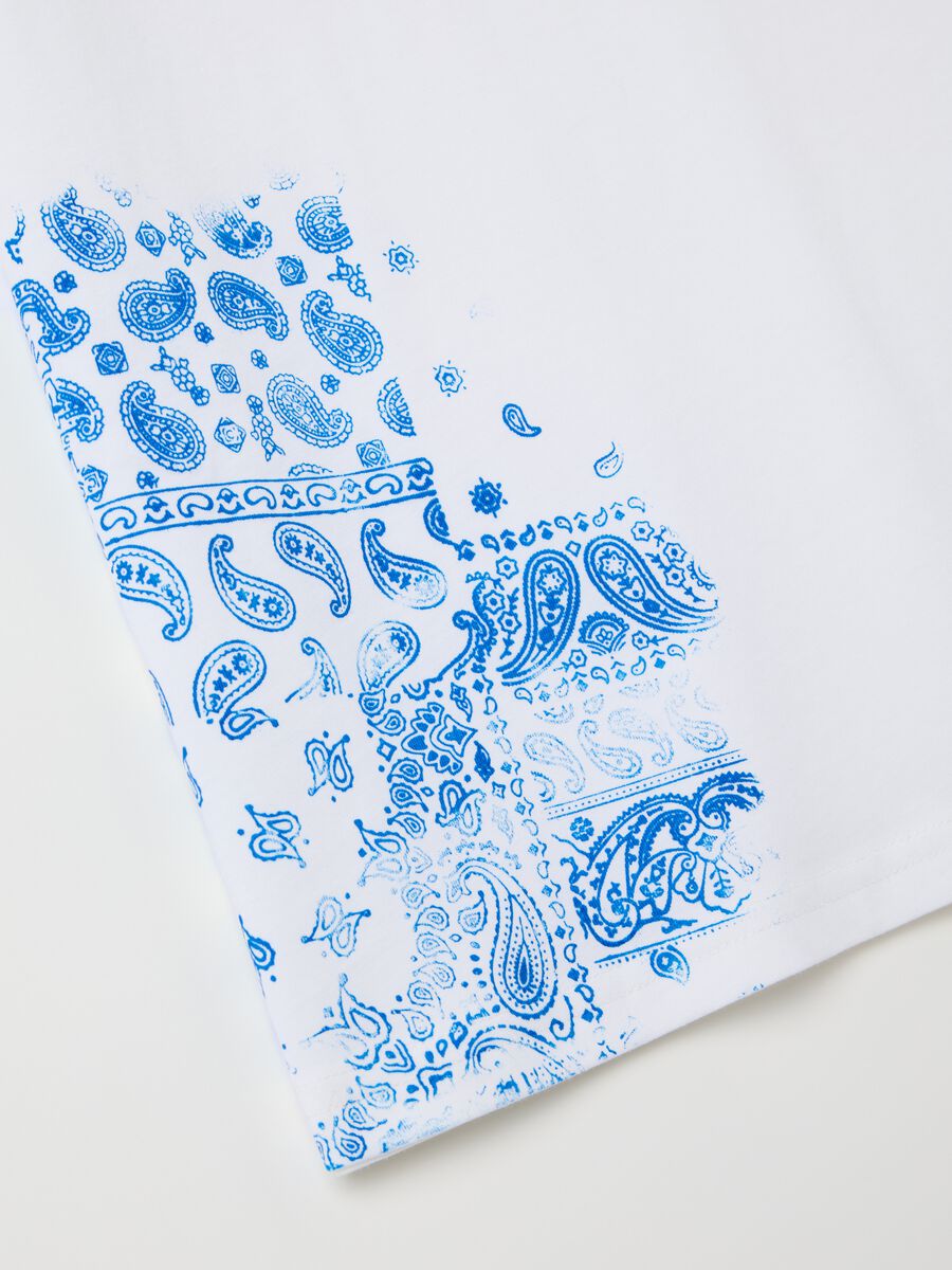 Cotton T-shirt with round neck_5