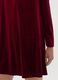 Short dress in velvet with long sleeves_2
